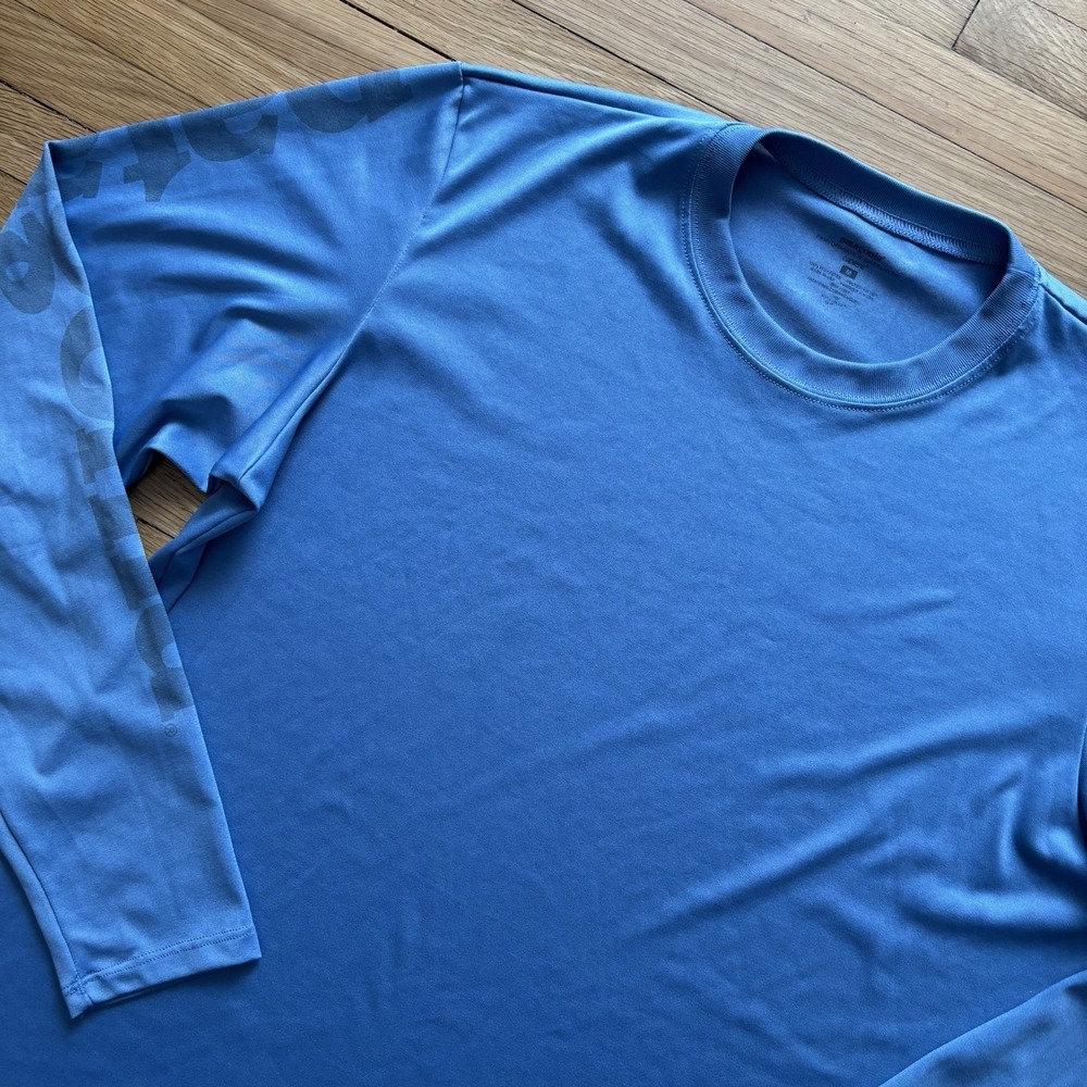 Patagonia Shirt Mens Medium Blue Capilene Performance Base Layer Tee Gorpcore